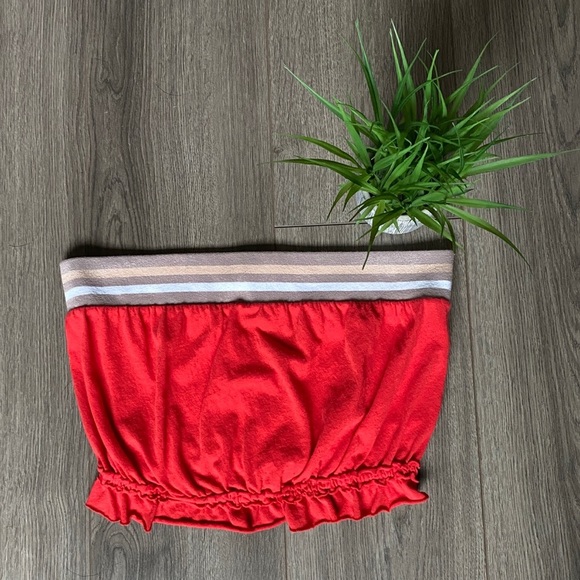 Free People Tops - Free People Grand Slam Tube Top Red Size Medium